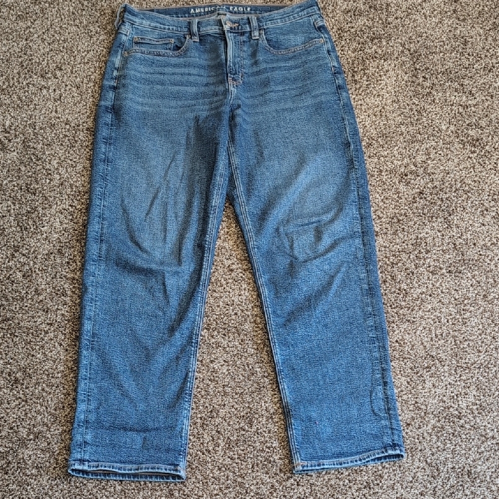 American Eagle Outfitters Women's Loose Straight Leg 70's Jeans Size 8